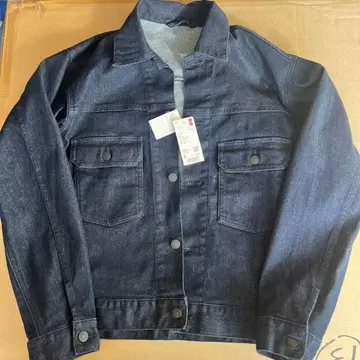 UNIQLO 데님 자켓 S 사이즈 다크 네이비
