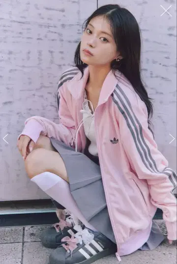 adidas SNIDEL 파이어버드 트랙 자켓 벨로아