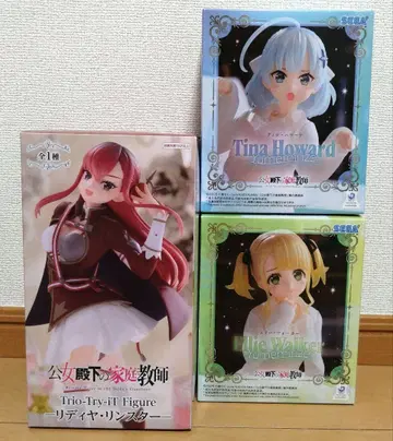 [ 새상품 ] 공녀 전하의 가정교사 피규어 3종 세트 리디야 티나 엘리