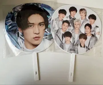 Snow Man 메구로 렌 부채 2세트