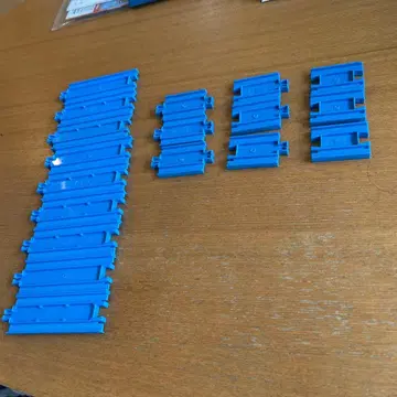 프라레일 레일 부품 파랑 18개 세트