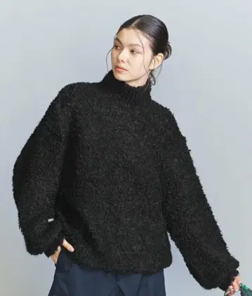 BEAUTY&YOUTH 루프 니트 터틀넥 풀오버