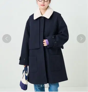 FREAK'S STORE 멀티 WA 멜톤 라이크 울리 보아 베스트 코트