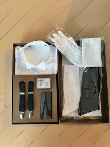 포멀 셔츠 세트 화이트