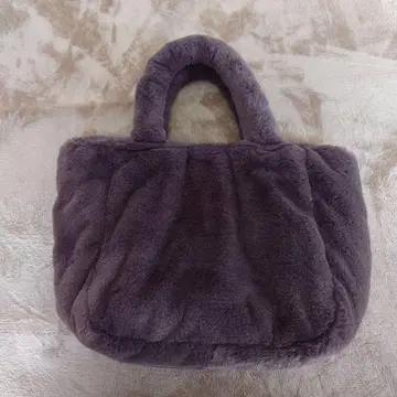 LOVEARY by FEILER 인조 모피 토트백