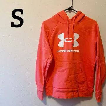 UNDER ARMOUR 오렌지 후드티 XS