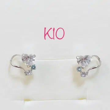 K10 귀걸이 K10WG 토파즈 사만다 실바 by 사만다 티아라