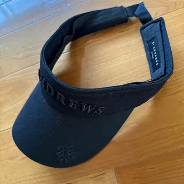 St ANDREWS 블랙 바이저