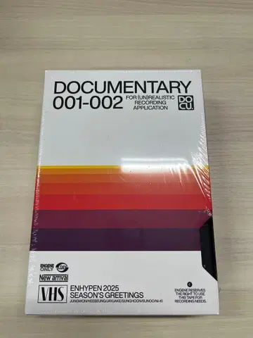 ENHYPEN 2025 시즌 그리팅스 VHS