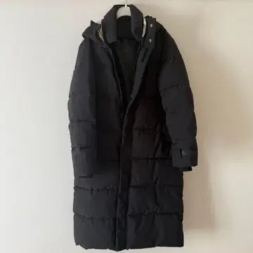 gogosing 롱 패딩 롱 다운 자켓 블랙