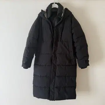 gogosing 롱 패딩 롱 다운 자켓 블랙