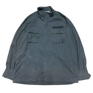 빈티지 블랙 밀리터리 자켓 벨크로 포함