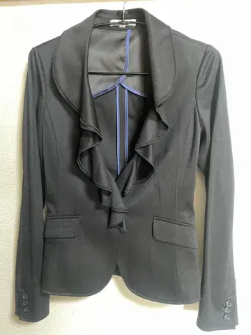 나라 까미체 자켓 블랙 S 미사용급