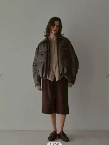 etretokyo 에트레토쿄 벌룬 실루엣 패딩 블루종