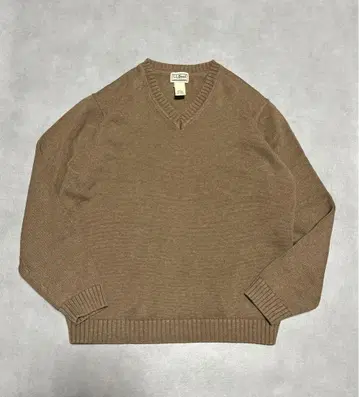 L.L.Bean 엘엘빈 V넥 코튼 니트