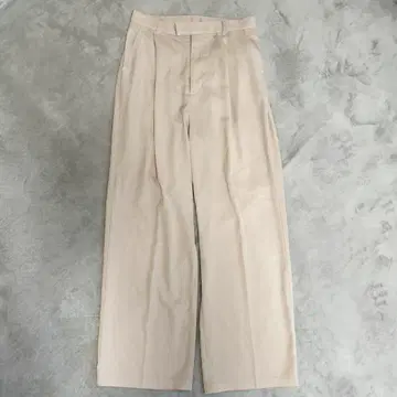 CIAOPANIC 와이드 팬츠 M 베이지 센터 프레스 플레어 팬츠
