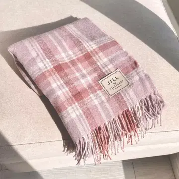 [ 미사용 ] JILL by JILLSTUART 체크 무늬 스톨 머플러