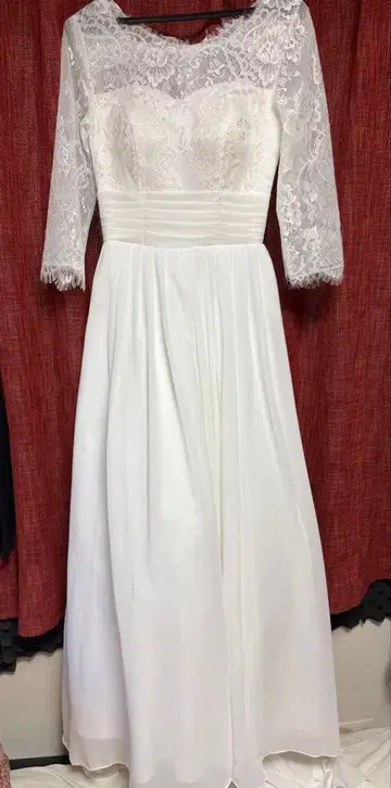 웨딩 드레스 화이트 A라인