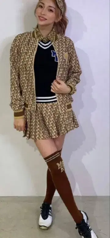 mirror9 미러나인 골프용 브라운 삭스