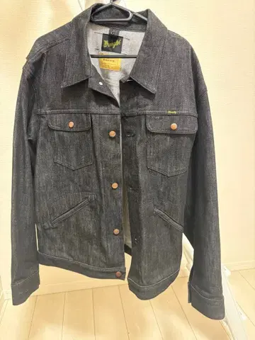 Wrangler 다크 그레이 데님 자켓