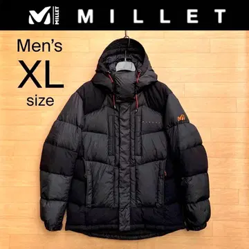 XL 밀레 다운 다운 자켓 MILLET 울트라 웜 블랙 다운 후드티