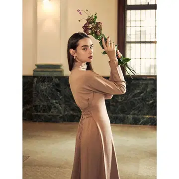 Eimy istoire 완판 미라인 편안함 예쁜 니트 원피스 롱