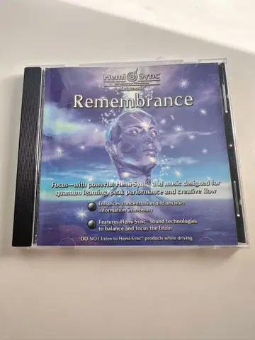 Hemi-Sync 헤미싱크 Remembrance CD 집중
