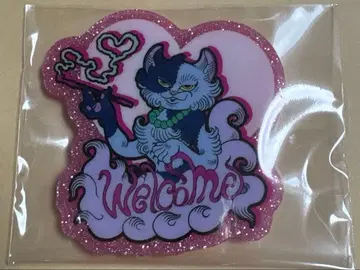 이시쿠로 아야코 바케네코다라케 반짝이는 아크릴 배지 1개