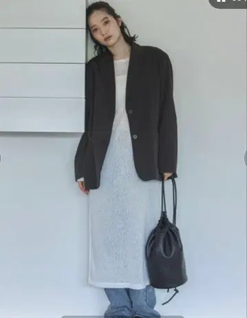 블랙 오버사이즈 테일러드 자켓 feepur 인기!