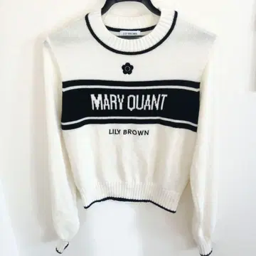 MARY QUANT LILY BROWN 스트라이프 니트