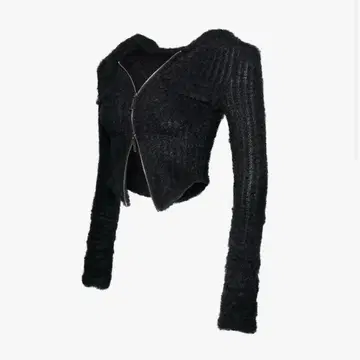 TR34433 S w zip brushed hoodie