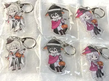 문호 스트레이독스 레트로 아크릴 키링 할로윈 ver 세트