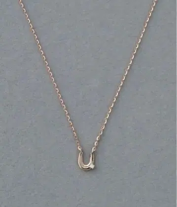 ete K10MPG 다이아몬드 호스슈 목걸이