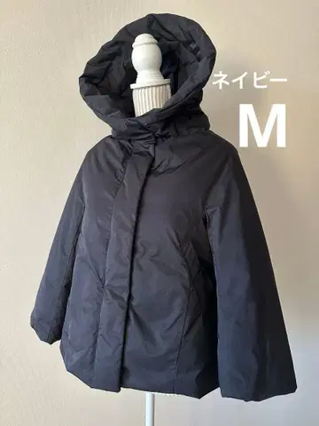 UNIQLO+J 질 샌더 하이브리드 숏 다운 네이비 M