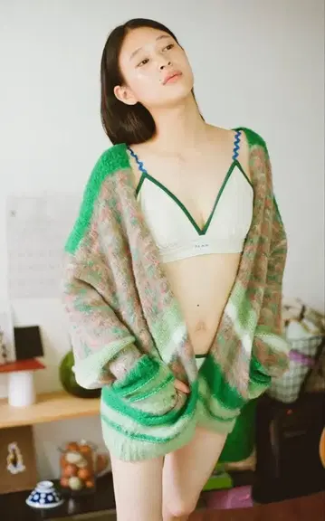 pamm 기수역의 니트 가디건