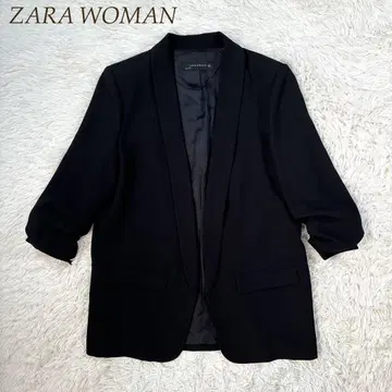 ZARA WOMAN 블랙 테일러드 자켓