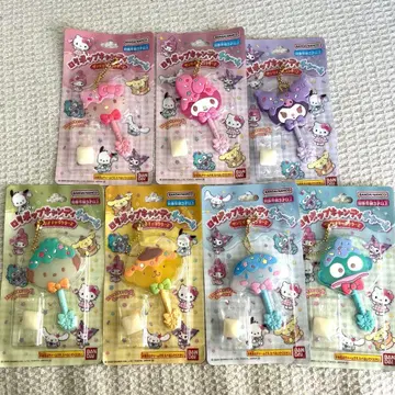 롤리팝 캔디 참 산리오 캐릭터즈 전 7종 컴플리트 세트