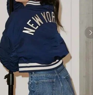 MLB GYDA 뉴욕 양키스 크롭 자켓