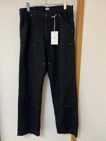 [ 완판템 ] FREEWHEELERS 프리휠러스 블랙 더블니 팬츠