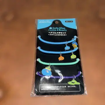 드래곤 퀘스트 머리끈 4개 세트 슬라임과 친구들