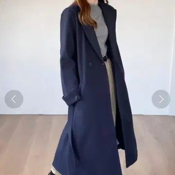 emi+ 체스터 코트 네이비