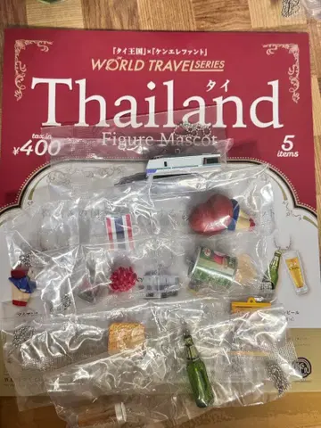 월드 트래블 시리즈 태국 피규어 마스코트 전 5종 컴프 가챠