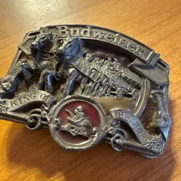 Budweiser 메탈 벨트 버클 빈티지