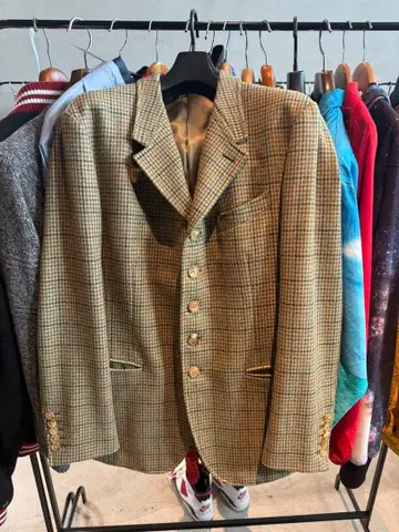 폴스미스 글렌체크 5버튼 자켓 사이즈 L2