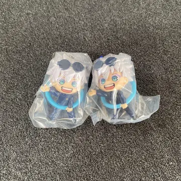 주술회전 회옥옥절 고죠 사토루 곤니치린 피규어 마스코트 2개