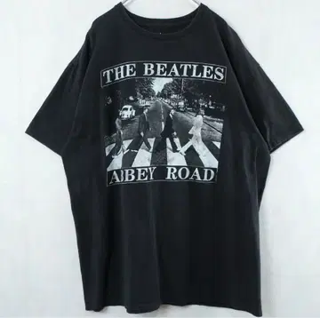 [레어] 비틀즈 티셔츠 애비 로드 밴딩 티 프린트 공식 구하기 어려움