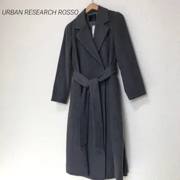 URBAN RESEARCH ROSSO 택 포함 캐시미어 혼방 가운 코트
