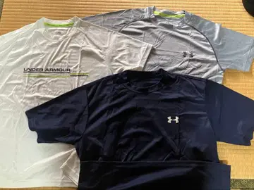 언더아머 반팔 티셔츠 3개 세트 남성용 등산 아웃도어 스포츠