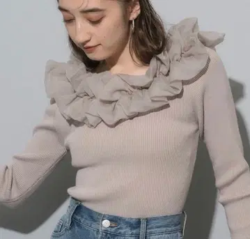 오간 프릴 리브 니트 리랜드트루