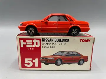 1/60 닛산 블루버드 레드 빨간 상자 토미카 No.51